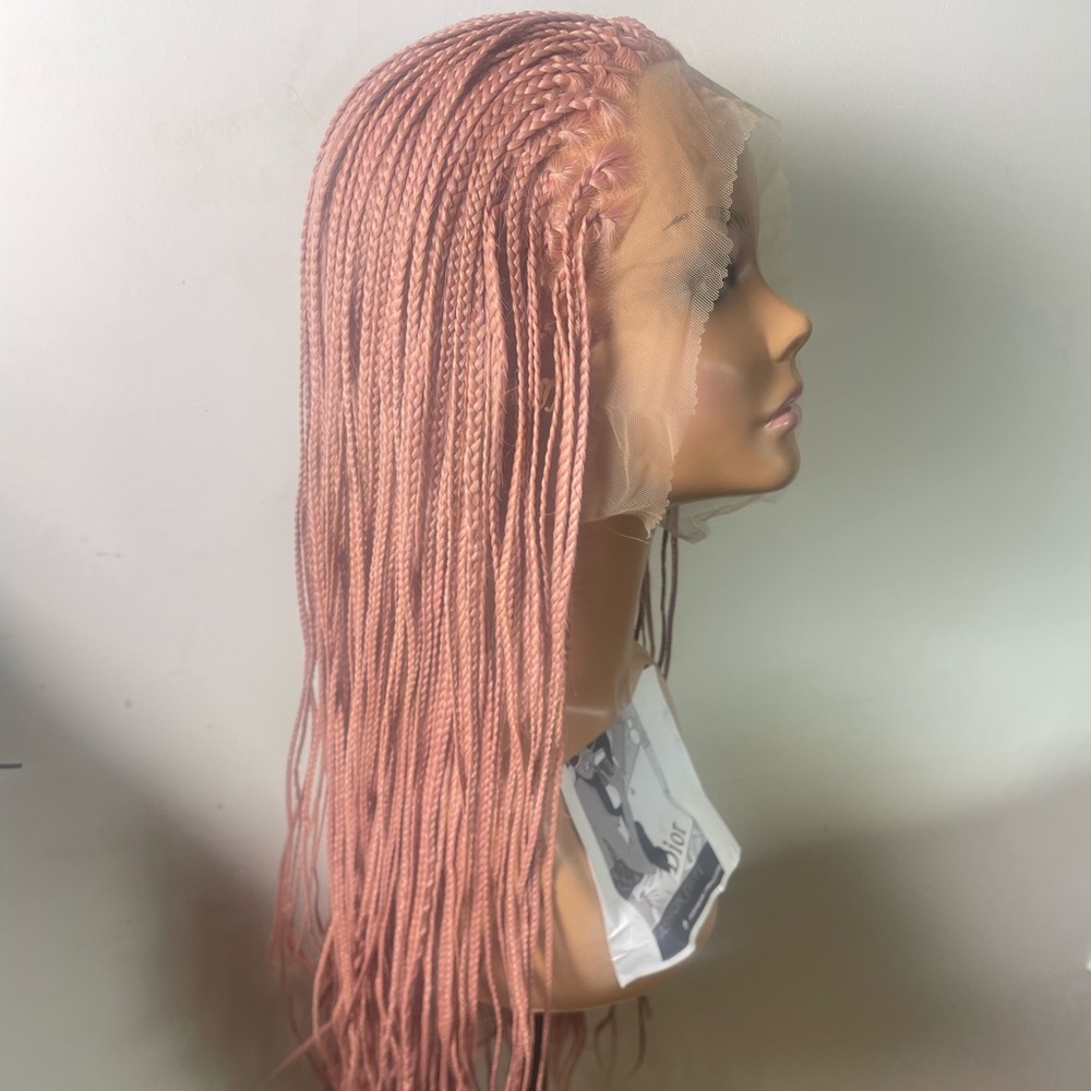 ♥️ 24” PINK GOLD BRAIDED LACEFRONT FRONT WIG NWT